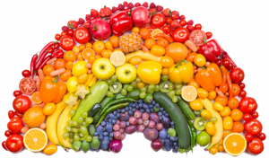 fruits and vegetables rainbow - SES Research Inc.
