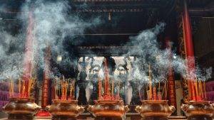 Incense in temple Holistic Health - SES Research Inc.