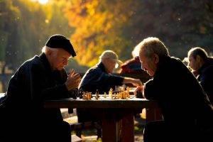 Two Men Playing Chess - SES Research Inc.