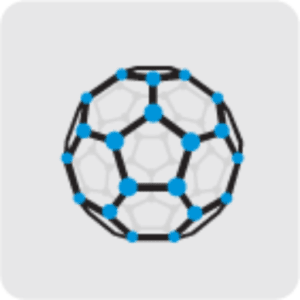 carbon 60 fullerene molecule illustration